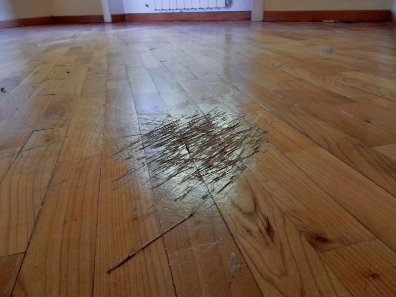 Vinyl Floor Scratch Repair
