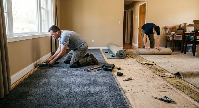 Basement Carpet Replacement in Toms River, NJ