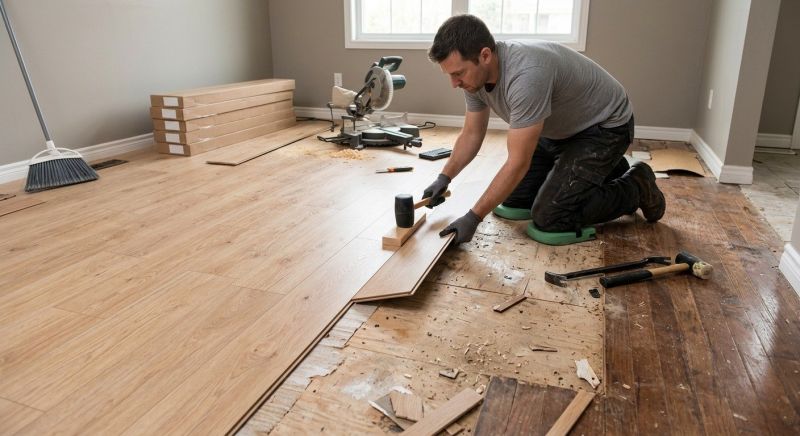 Laminate Floor Replacement in Manassas, VA