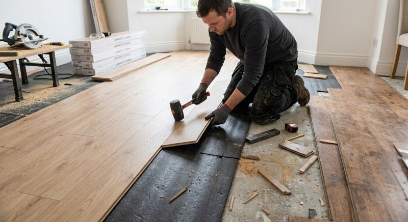 Plank Laminate Installation in Fredericksburg, VA