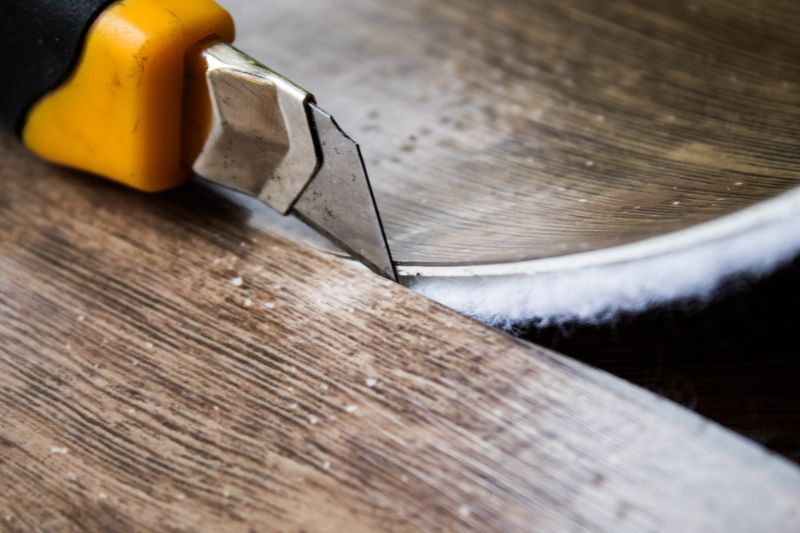 Products For Vinyl Floor Scratch Repairs in use