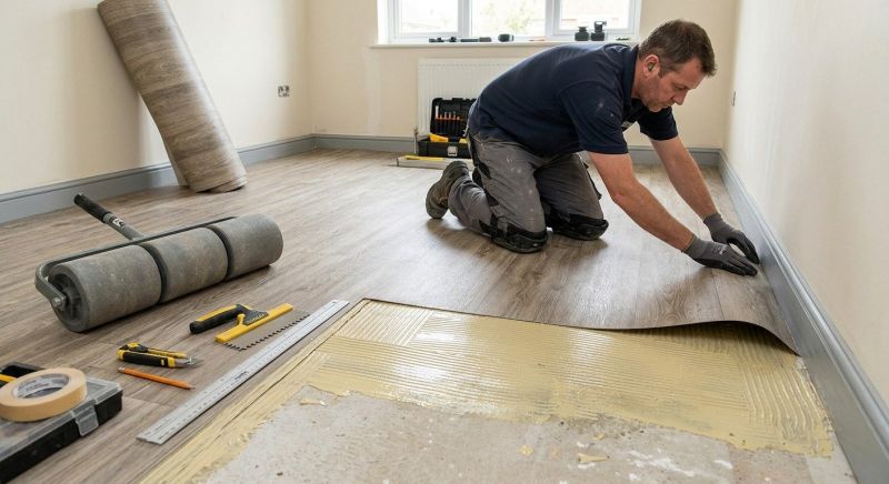 Sheet Flooring Installation in Weatherford, TX