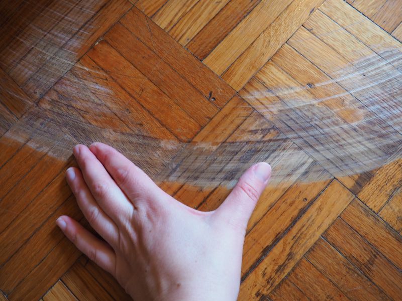 Vinyl Floor Scratch Repair